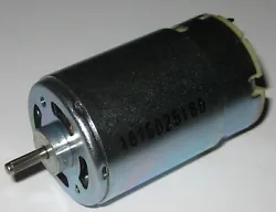 No load speed at 12 VDC: 2,000 RPM. Permanent magnet electric DC motor.
