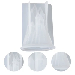 5 PCS Blanche Gel De Silice Moule En Silicone Collier Moules Résine Pour. 1 ensemble de moules dhorloge en Silicone,...