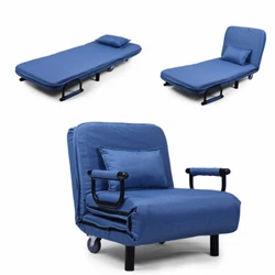 This JAXPETY upholstered sofa bed is an ideal furniture making your living room or bedroom nicer by saving space and...