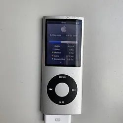 Apple IPod nano 16goLa batterie est hs. L’iPod ne fonctionne que sur secteur, donc batterie à remplacer. ⚠️Trace...