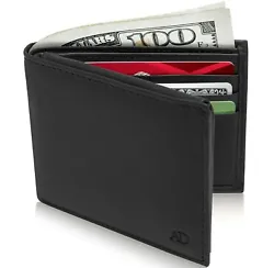 Bring along a sleek accessory with smart functionality! This wallet is made of soft leather that is both elegant and...