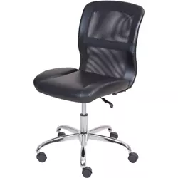 Sleek and modern chair is ideal for computer desks and gaming tables.