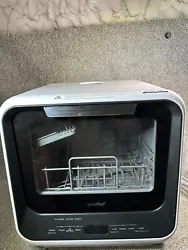 Comfee CDC17P0ABB Mini Countertop Dishwasher White Used . Condition is Used. Shipped with UPS Ground.