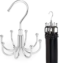 Closet Essential Organizer: Our upgraded hanger features a swivel function that lets you easily access any of its 8...