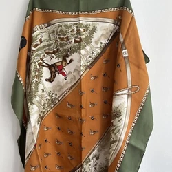 This listing is for a vintage Gucci silk square scarf. It is preowned, and does have some spots (I have not tried to...