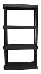 This adult Black Plastic 4 Shelf Shelving Unit is a great solution for all your storage needs. This shelving unit is...