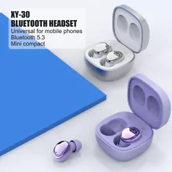 Real wireless Bluetooth 5.0 provides powerful bluetooth signal and anti-interference ability. 1x Pair Bluetooth...