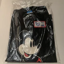 VTG 80s NWT Mickey Mouse Black Large T-Shirt Walt Disney Productions Deadstock Single-Stitch. Item is brand new unused...