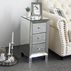 Elegant design: Sold in Set of Two, can be used as an end table, lamp table or bedside table, compatible with any decor...