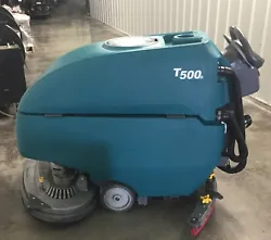 Model: T500e. Cleaning - Machine is thoroughly cleaned with hot water power washer and cleaning detergent. Cleaning...