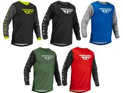 Fly Racing F-16 Jersey. Jersey Features and Materials Most pictures shown are provided by the products manufacturer and...