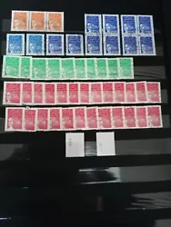 Lot de 52 timbres oblitérés FRANCE - Marianne de Luquet.