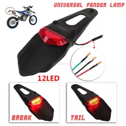 1 x LED Rear Fender Brake Tail Light. Motorcycle headlight. Our digital images are as accurate as possible. However,...