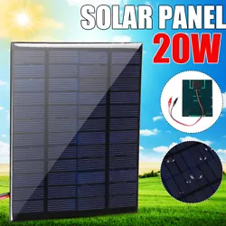 1 x Solar Panel. Occasion: Outdoor, Camping, Garden, etc. Application: Lamp, Fan, Pump, etc. Size: 110x136mm. - Highly...