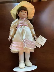 Gorham Petticoats & Lace 1984 Rebecca porcelain musical doll “Try to Remember”Music plays great. No original box;...
