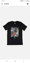 Hebru Brantley Michael Jordan Mike Series Heat Of The Bull Tee Small New Ships Immediately Additional Sizes Available