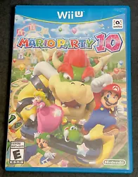 Mario Party 10 (Wii U, 2015) Complete CIB Inserts TESTED.
