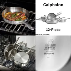 This cookware is oven-safe up to 450 °F so it can go from the stovetop to the oven for heating and cooking...
