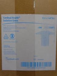 Cardinal Health Convertors Isolation Gowns UNIVERSAL Yellow CASE OF 100