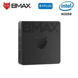 PC Bmax B1 Plus Fanless Mini PC Windows 10 6GB 64GB WIFI DESKTOP FAST COMPUTER.
