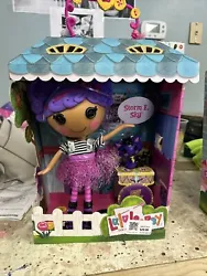 Lalaloopsy Storm E. Sky Full Size Doll w/ Pet Cool Cat!!. lease review photos for full details of condition.Items are...