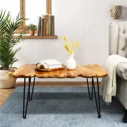 VARIOUS USAGE - This cedar hairpin table can be placed in the living room, great room, bed room, entrance, hallway, or...