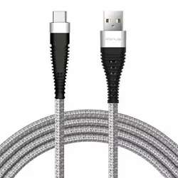 10ft Braided USB Type-C Cable. New Type-C connector. Sturdy braided cable with reinforced aluminum connector housings...