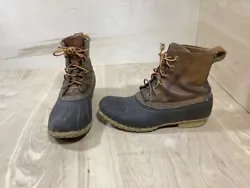 The boots are in very good used condition, signs of wear from use.
