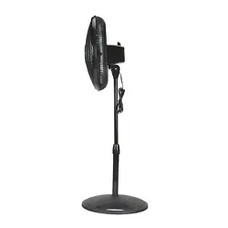 Enjoy a cool breeze in every room with the black Oscillating Multi-Purpose Stand Fan by Lasko. With its tilt-back fan...
