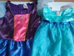 Disney Elsa And Anna Dresses. Condition is Pre-owned. Shipped with USPS Ground Advantage.