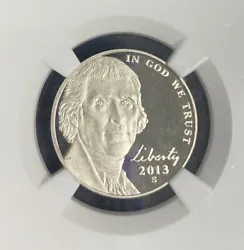 2013-S NGC MONTICELLO Jefferson Nickel, PF69 UCAM (ULTRA CAMEO), EARLY RELEASES. Shipped with USPS First Class.