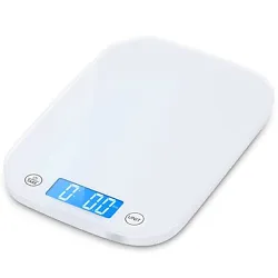 ---【ACCURACY WEIGHING】The digital food scale built-in 4 high-precision weighing sensors and weighs in pounds,...
