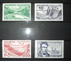 Timbres De Suisse Neufs. Belle présentation, gomme luisante sans tâches sans traces de charnières.