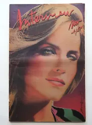 Andy Warhols Interview Magazine. November 1979 issue featuring model/actress Lacey Neuhaus on cover. Marker signed on...