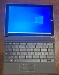 Microsoft Surface 3 Atom x7-Z8700 Tablet PC Vitre Cassé Mais Fonctionnelle. 2 go de ram et 64 de disque dur Complet...