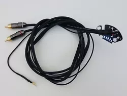 Câble Phono RCA pour Technics SL-1210, SL-1200, soudé et complet avec câble de masse. Compatible avec TOUS les...