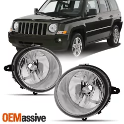 Fit 2007-2017 Jeep Patriot. Fit 2007-2010 Jeep Compass. OEM Headlights. 3rd Brake Light. Product Secure (Resistor Seal...