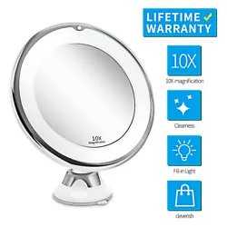If you normally wear glasses, the magnification level of this mirror will allow you to apply makeup without having to...