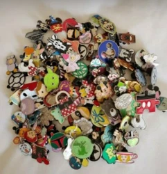 All these trading pins have the cute rubber Mickey pin back as all Disney pins have.