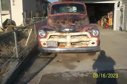 NO TITLE ONLI BIL FOR SALE FOR SALE CHEVY TRUCK 1955. ,EARLY BODY STYLE. ORIGINAL TYPE 235 ENGINE. CHANGED OVER TO...