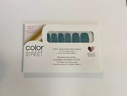 Color Street Nail Polish Strips. Mermaid Brigade New In Package Teal Glitter.
