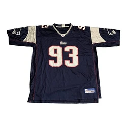 Reebok New England Patriots Richard Seymour #93 Jersey Mens 2XL Blue NFL. Condition is Used. Shipped with USPS First...