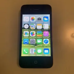 Vend Smartphone Apple iPhone 4 - 16 Go - Noir (Désimlocké). Le tel fonctionne bien malgré une fissure sur l’écran...