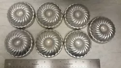 The round swirlled shape of the molds is ideal for creating beautifully shaped cakes or desserts.