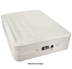 Serta Raised 18 In. Queen Size Airbed Mattress with Built-In AC Air Pump. Includes instructions as shown in image....