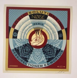 This gorgeous multi color silkscreen is signed and numbered by the artist out of just 400 made.