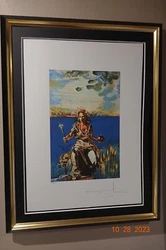 Verkauft wird eine Salvador Dali Reproduktions Lithographie. LIFESTYLE FIEBER DAS SOLLTE SIE NICHT KALT LASSEN !...