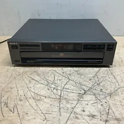 You are purchasing a Sony CDP-C321 CD Changer. This has been tested and works great. Good used condition. Remote,...