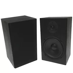 TDXs pair of two-way bookshelf speakers features a 5/8
