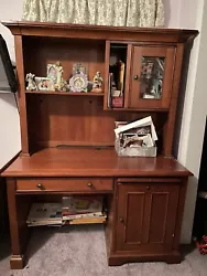 Beautiful Solid Cherry Wood Desk and Hutch. Plenty of storage Will need to detach hutch to move. Very heavy, solid...